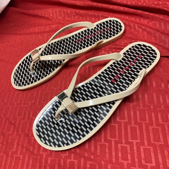 coach landon jelly flip flops